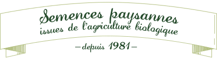 Semences paysannes issues de l'agriculture biologique depuis 1981